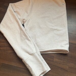 Lululemon Boatneck cropped long sleeve top.